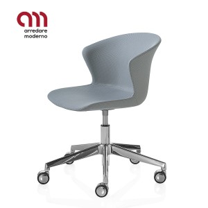 Kicca Plus Kastel Silla de oficina giratoria gas con ruedas
