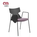 Kimbox Wood Kastel Silla de oficina con tableta