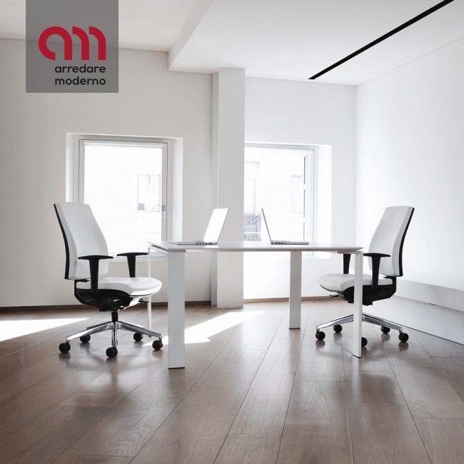 Kubika Kastel Silla de oficina ergonómica con reposabrazos