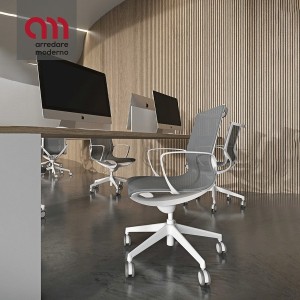 Key Line Kastel Silla de oficina ergonómica con reposabrazos