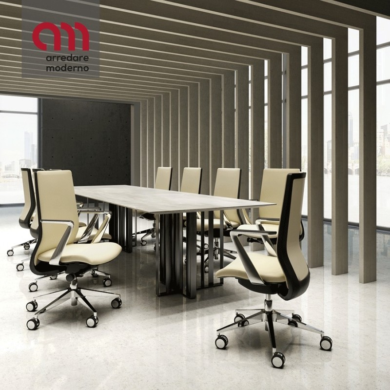 Karma Kastel Silla de oficina ergonómica con reposabrazos