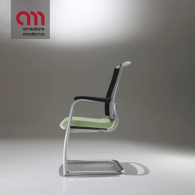 Korium Mesh Kastel Silla de oficina ergonómica trineo