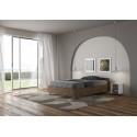 Cama una playa y media Ityhome Nuamo con cabecero bajo