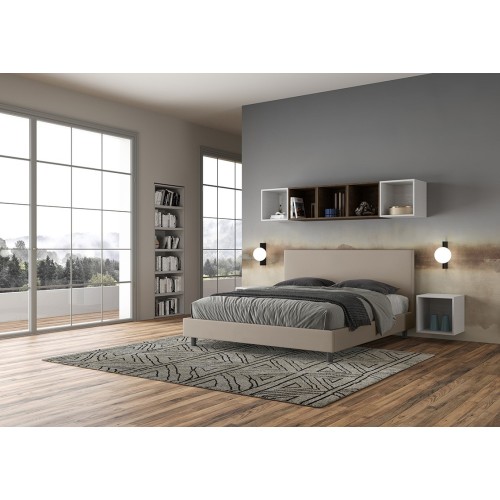 Cama doble de madera Ityhome Naspy - Arredare Moderno