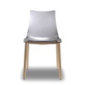 Natural Zebra antishock Scab Silla transparente