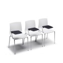 Alice Scab Silla con tableta para escribir