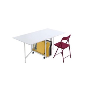mesa-archimede-pezzani-con-conjunto-de-sillas-plegables-zeta