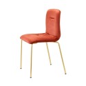 Alice pop Scab Silla efecto laton satinado