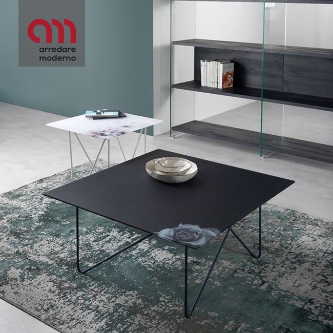 Shape Pezzani Mesita en vidrio, marmol o laminado