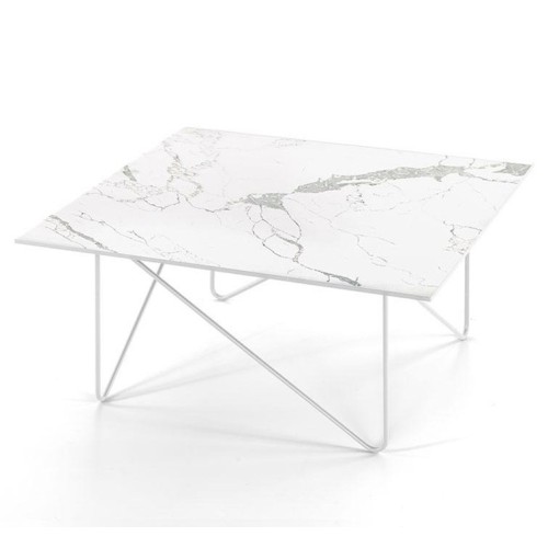 Shape Pezzani Mesita en vidrio, marmol o laminado