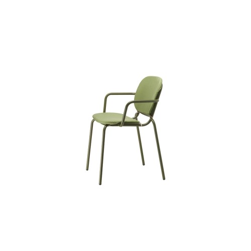 Si-Si Dots Scab Design Silla con reposabrazos