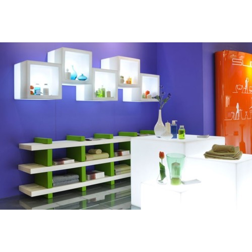 Open Cube Slide Estante