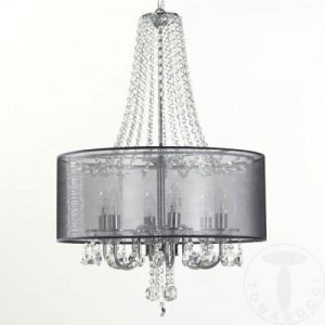 lampadario-6-luci-jewels-silver-ring-tomasucci