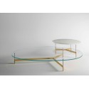 After9 Tonelli Design Mesita tapa de cristal