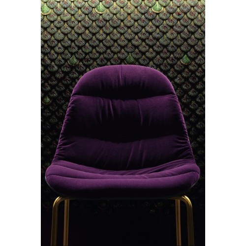 Mood Bontempi Silla en acero recubierta