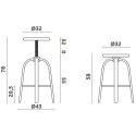 Sgabello Ferrovitos Miniforms