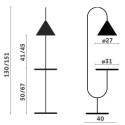 Lampada Ozz Miniforms da terra