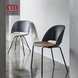 Polo Bontempi Silla polipropileno - madera