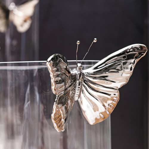 Jarrones de vidrio Illusion Butterfly Collection Adriani e Rossi