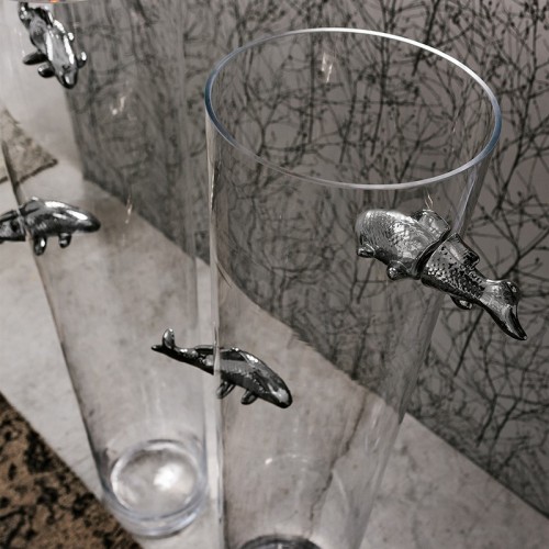 Jarrones de vidrio Illusion Fish Collection Adriani e Rossi
