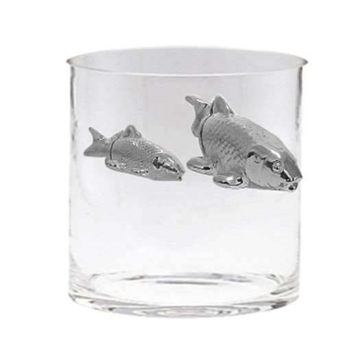 Jarrones de vidrio Illusion Fish Collection Adriani e Rossi