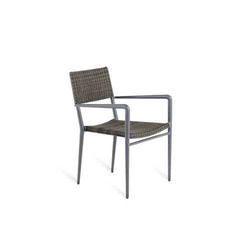 Silla con reposabrazos Experience apilable impilabile Unopiù