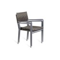Silla con reposabrazos Experience apilable impilabile Unopiù