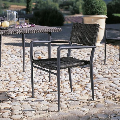 Silla con reposabrazos Experience apilable impilabile Unopiù