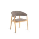 Sillón Pevero Unopiù con respaldo curvo