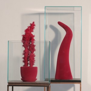 Vitrina de vidrio para exposición Teca Adriani e Rossi