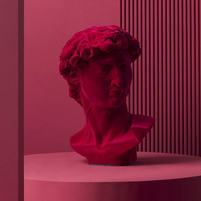 Busto decorativo de cerámica David Velvet – Adriani e Rossi