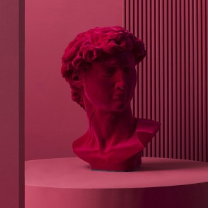 Busto decorativo de cerámica David Velvet – Adriani e Rossi