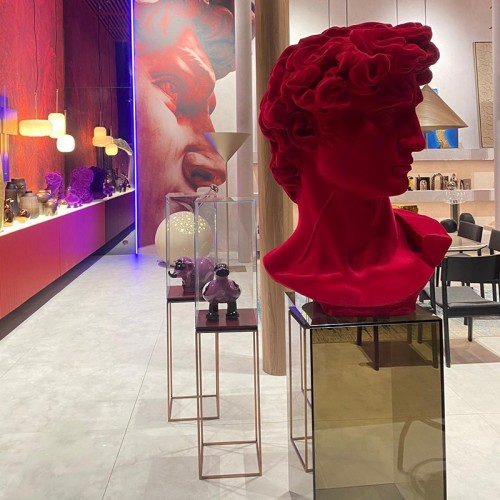 Busto decorativo de cerámica David Velvet – Adriani e Rossi