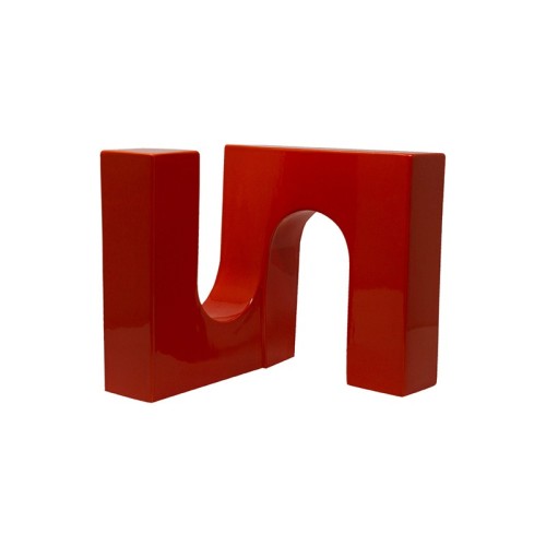 Decoraciones geométricas Chirico de Adriani e Rossi rojo