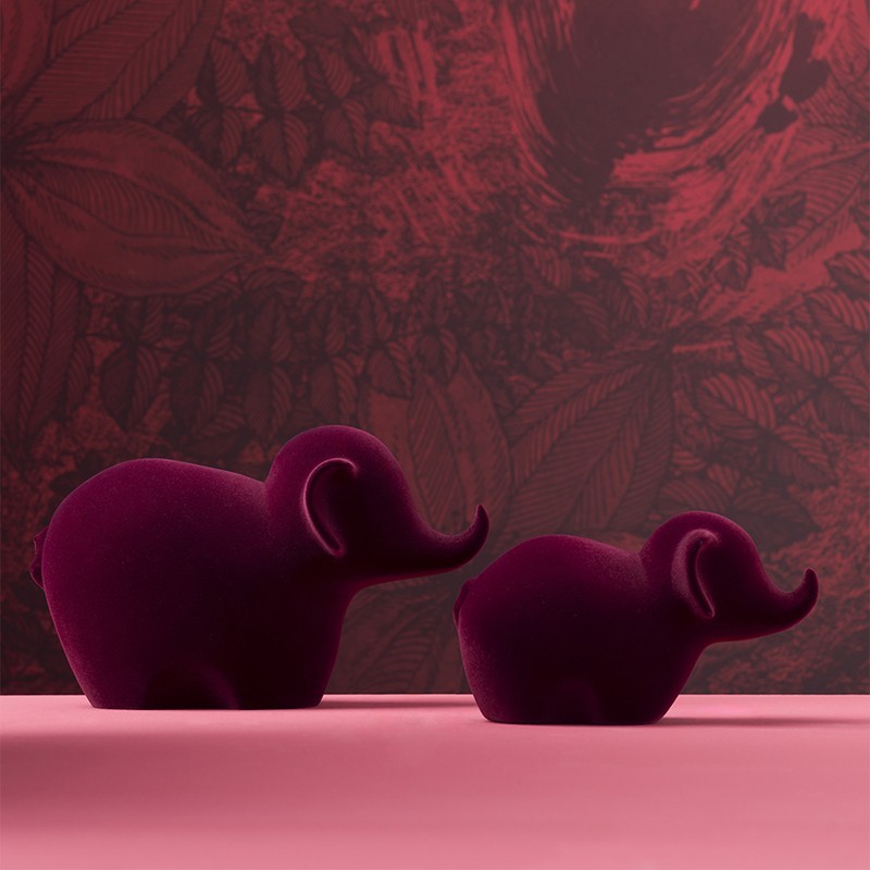 Escultura decorativa Dumby Velvet en cerámica Adriani e Rossi