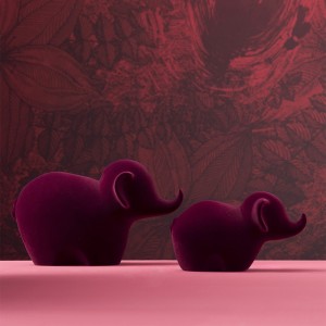 Escultura decorativa Dumby Velvet en cerámica Adriani e Rossi