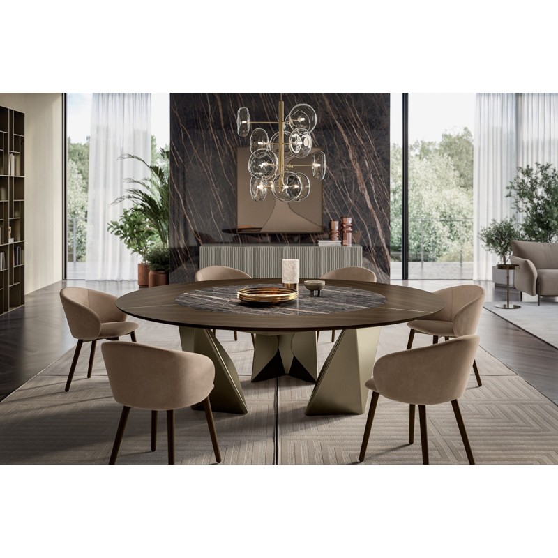 Mesa redonda Kaleido Bontempi Casa – Arredare Moderno