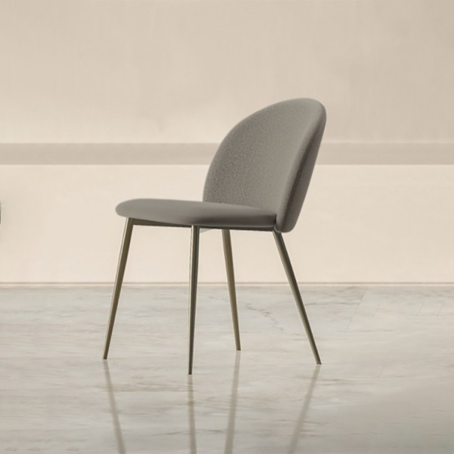 Silla en acero Rebecca Bontempi Casa – Arredare Moderno