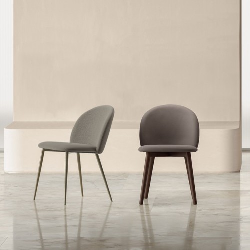 Silla en acero Rebecca Bontempi Casa – Arredare Moderno