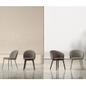 Silla en acero Rebecca Bontempi Casa – Arredare Moderno