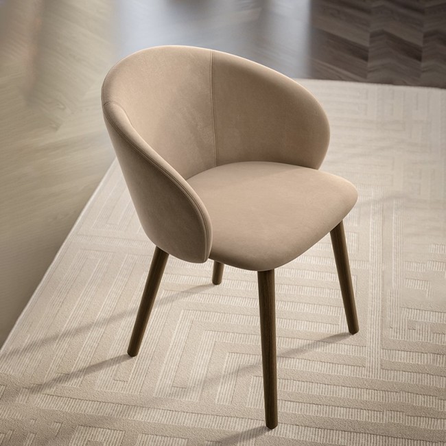 Sillón de madera con brazos Rebecca de Bontempi Casa