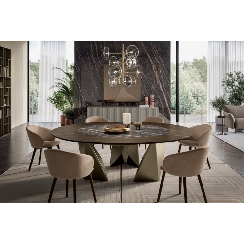 Sillón de madera con brazos Rebecca de Bontempi Casa