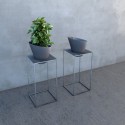 Consola metálica Tulip Vase de Adriani e Rossi