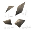 Escultura de pared en cerámica Kronos Adriani e Rossi