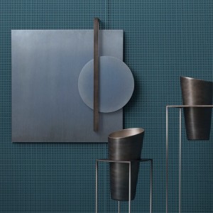 Escultura tridimensional Geometria Colours Black Collection Adriani e Rossi