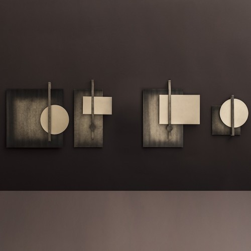 Escultura tridimensional Geometria Colours Black Collection Adriani e Rossi