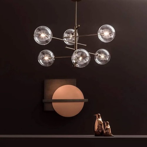 Escultura tridimensional Geometria Colours Black Collection Adriani e Rossi