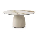 Botero Keramik Round Cattelan Italia Mesa moderna