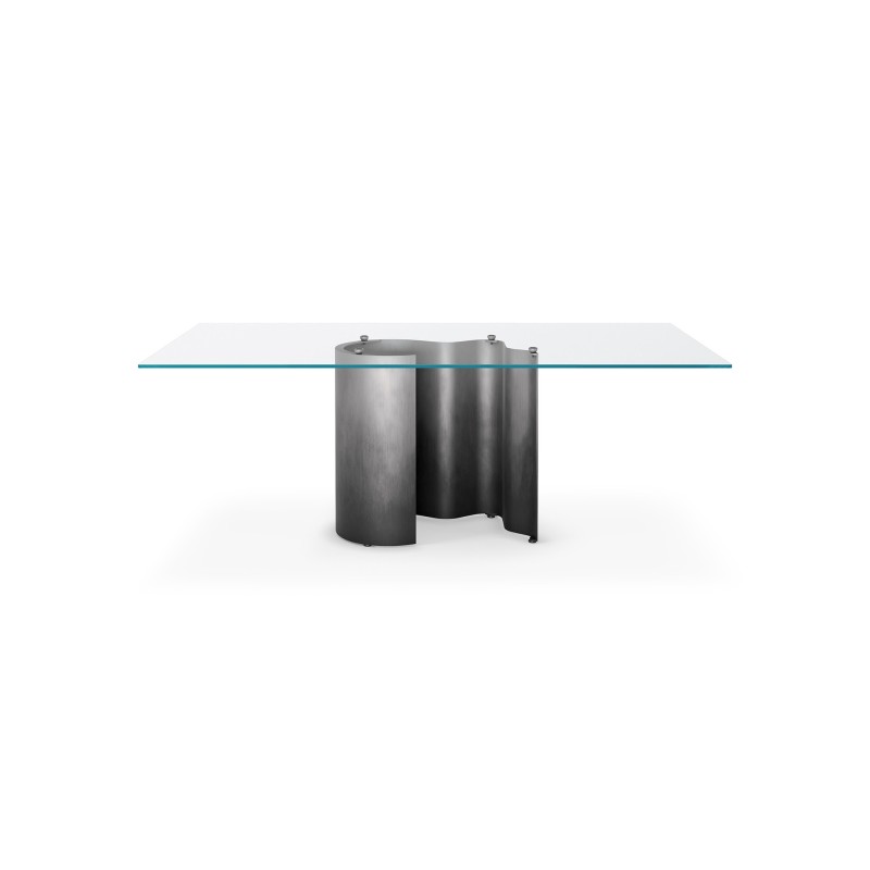 Mesa Papelito Glass Cattelan Italia