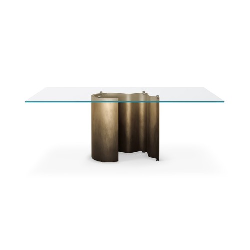 Mesa Papelito Glass Cattelan Italia